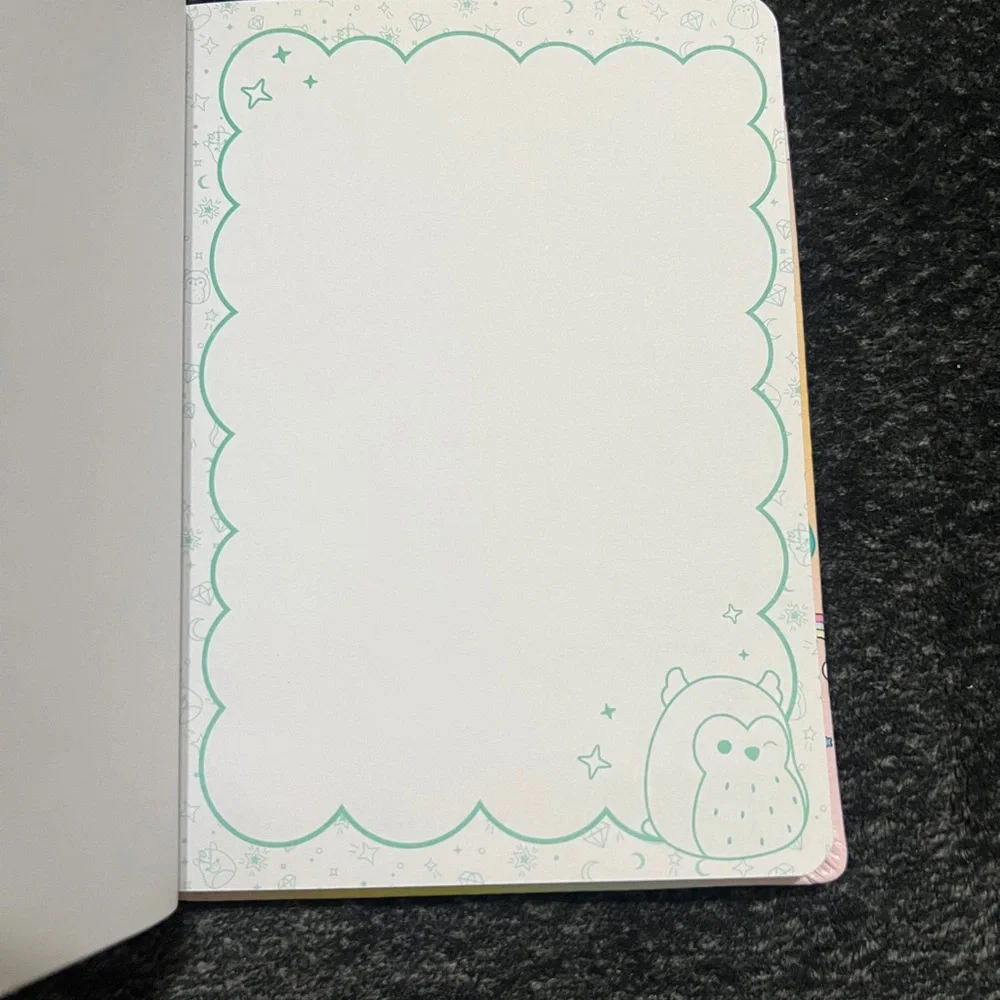 💜 Journal - Squishmallows Winston The Owl Puffy Activity Notebook